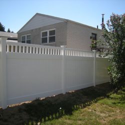 canterbury white vinyl fence