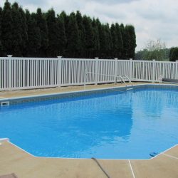 vinyl pool fence installation services in chester county