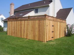 8’ High Red Cedar W/ Lattice