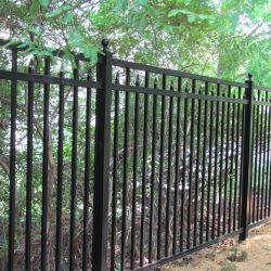 tall aluminum fence panels