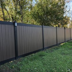 modern vinyl privacy fencing style inspiration