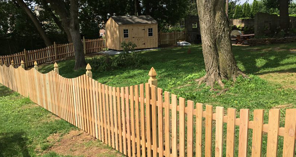 Smucker Fence wood fence installation
