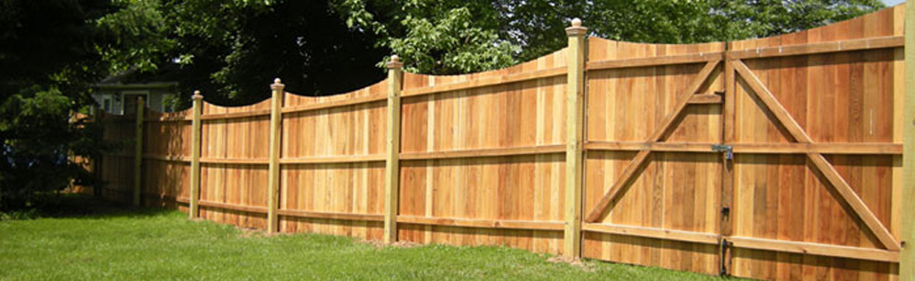Cedar fence with high maintenance