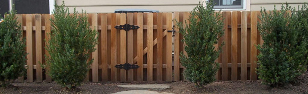 Short Wooden fence for residency