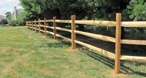 wooden fence