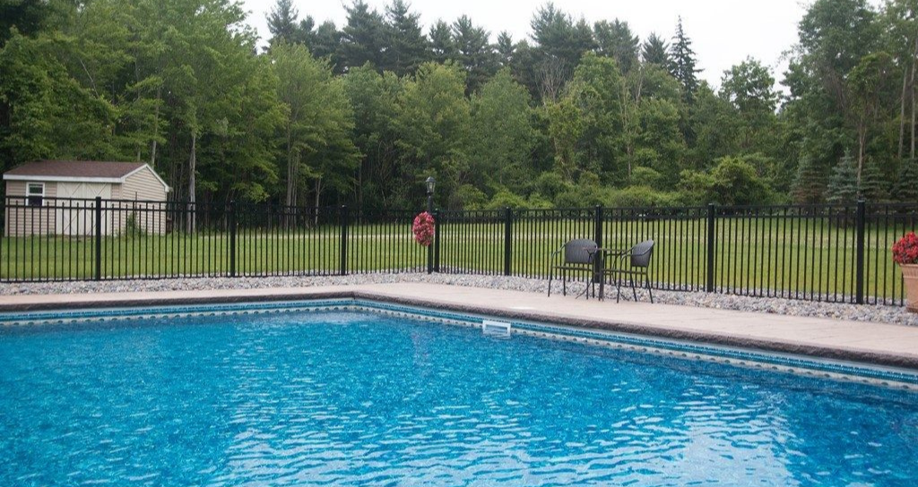 Stylish pool fence in Lancaster PA