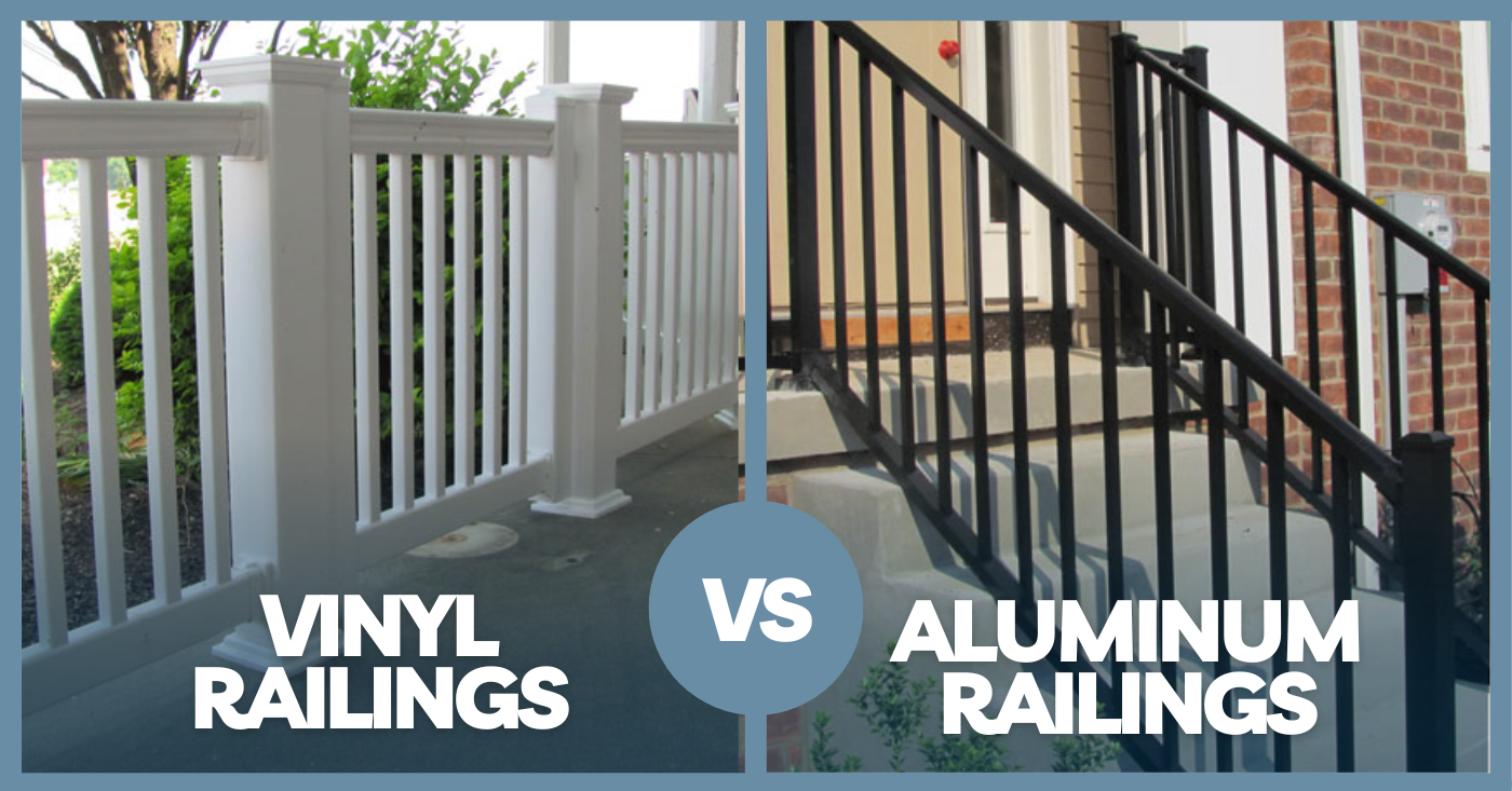 vinyl vs aluminum railings