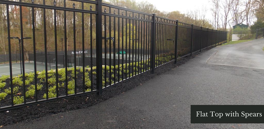 Metal fence estimate for commercial installation
