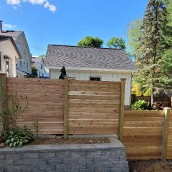 Horizontal Fence Designs Steps