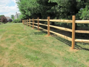post and rail fence
