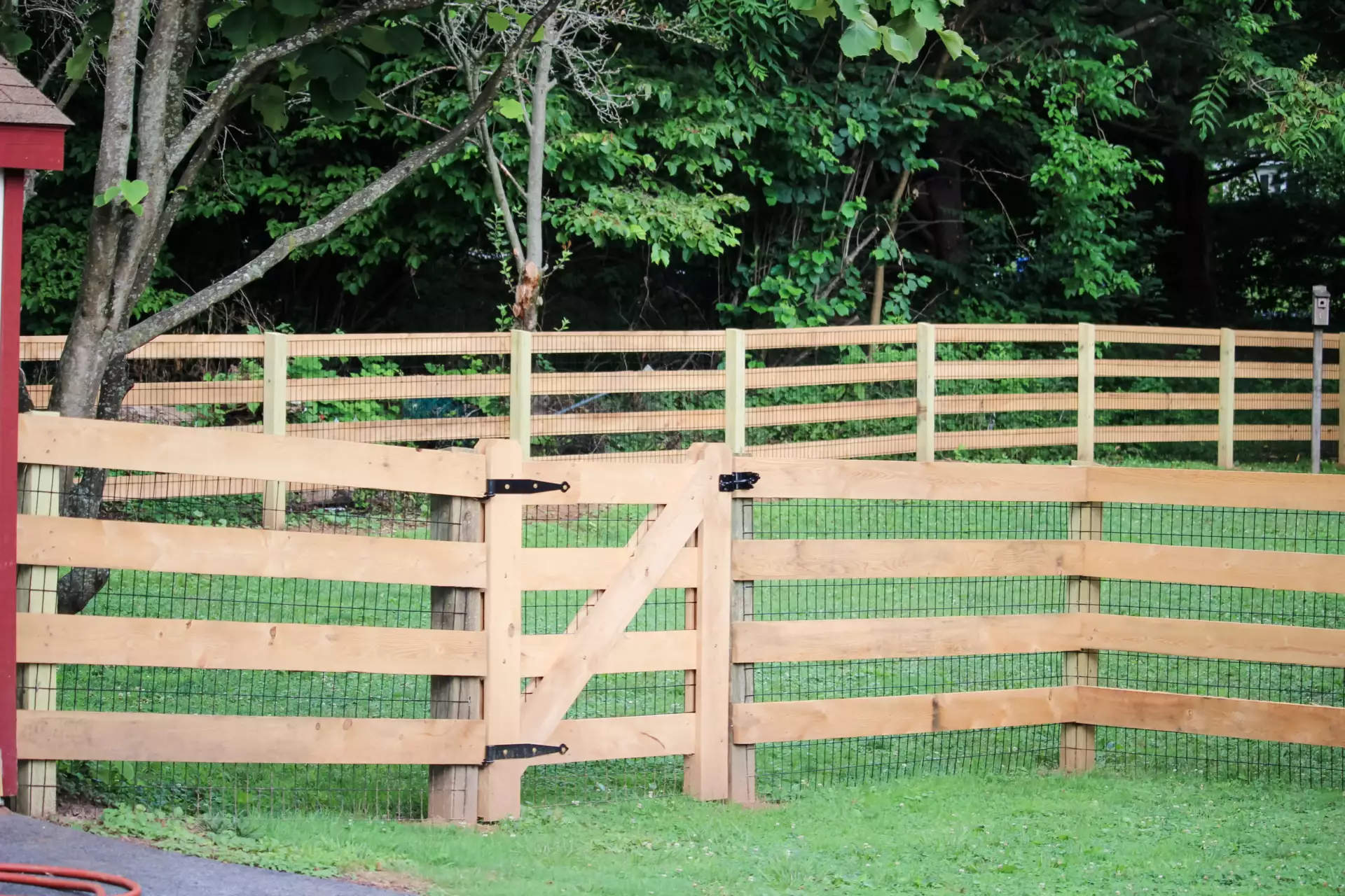 post and rail fence