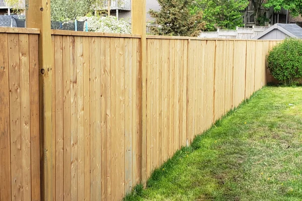 tall privacy fence